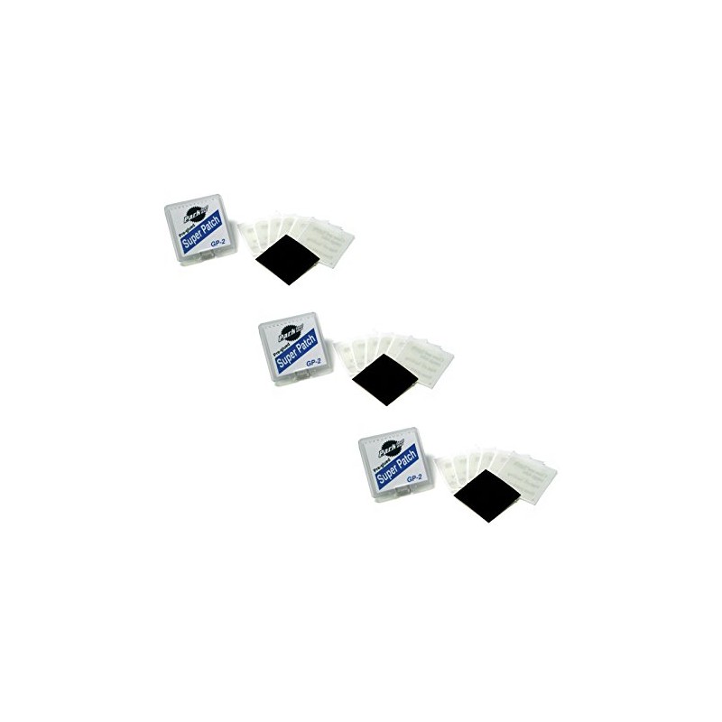 Park Tool GP-2 Pre-Glued Super Patch Puncture Repair Kits (Pack