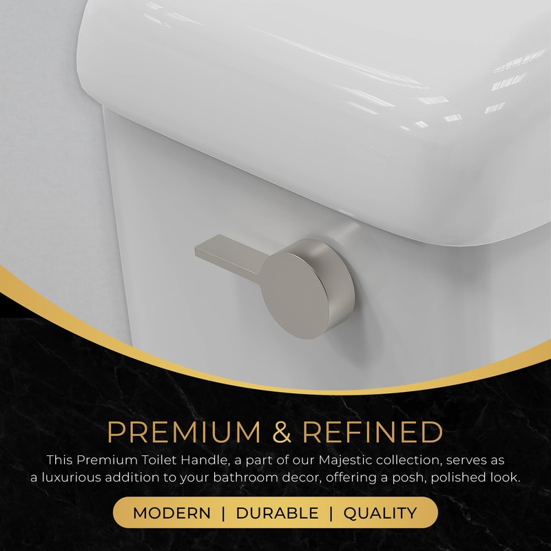 RAVINE Premium Modern Luxury Universal Toilet Handle Replacement, Majestic Collection.