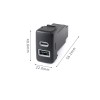 dreamrefit For Toyota Tundra FJ Cruiser Tacoma Type-A/C Premium USB