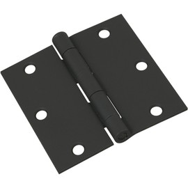 National Hardware N241-190 V512 Door Hinge in Black,3-1/2 Inch