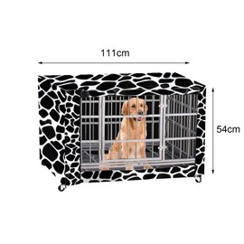 Dog Cage Cover, Cover for Dog Crates with Double Door, Dog Crate Cover, Dog Crate Cover, Durable Windproof, for Dog Kennels, Dog Cage Accessories, Indoor