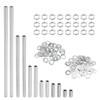 sourcing map Pack of 84 Lamp Pipe Set with Locking