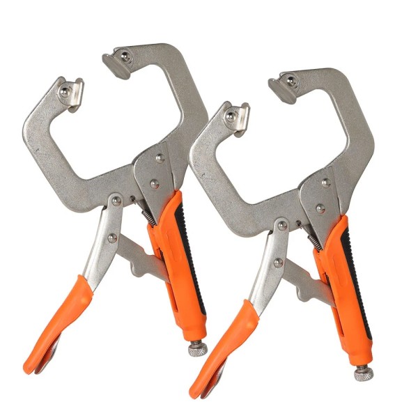 findmall 2 Pack 11" C-Clamp Locking Pliers Heavy Duty C-Clamps