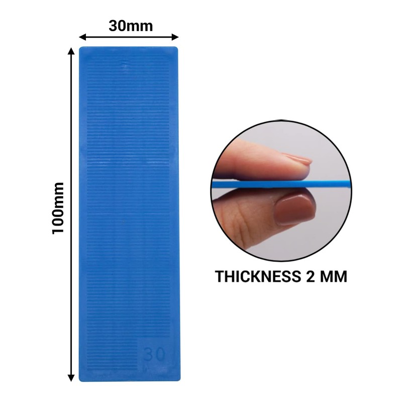 SKIR'CO 2mm Plastic Glazing Blocks Glazing Frame Spacer Door Window