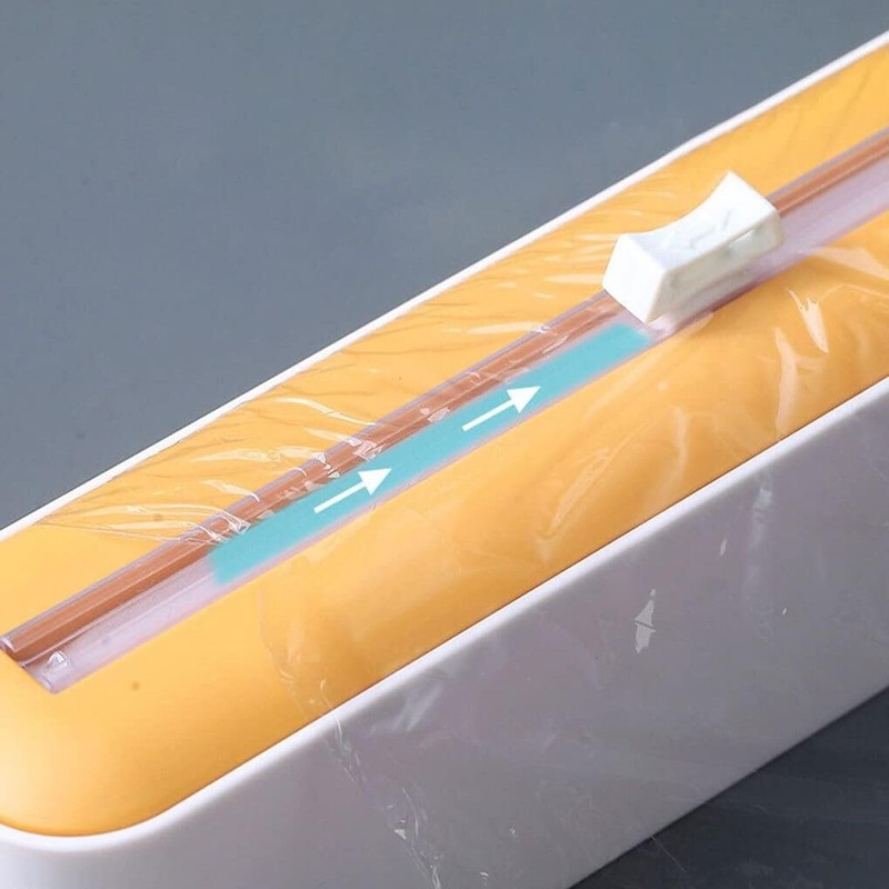 König Design Film Cutter Perfect Cutter, Practical Dispenser for Cling