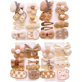 Ewanda store 36 Pcs Cute Baby Girls Hair Clips,Children's Clip Headband Hair Barrettes,Girls Flower Hairpins Clips Hair Accessories for Infants toddlers Baby kids Girls