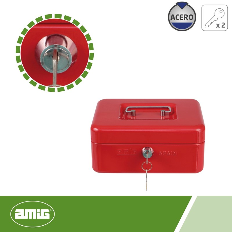 Amig - Safe | Cash Box | Safe for Money,