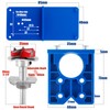 Yakamoz 35mm Concealed Hinge Jig Kit - Adjustable Depth Carbide