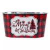 Fyne-Finds Set of 2 Metal Tin Trough 25cm, 10inch Pot