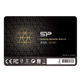 シリコンパワー 2TB SSD 3D NAND A58 パフォーマンスブースト SATA III 2.5インチ 7mm 内蔵SSD SP002TBSS3A58A25