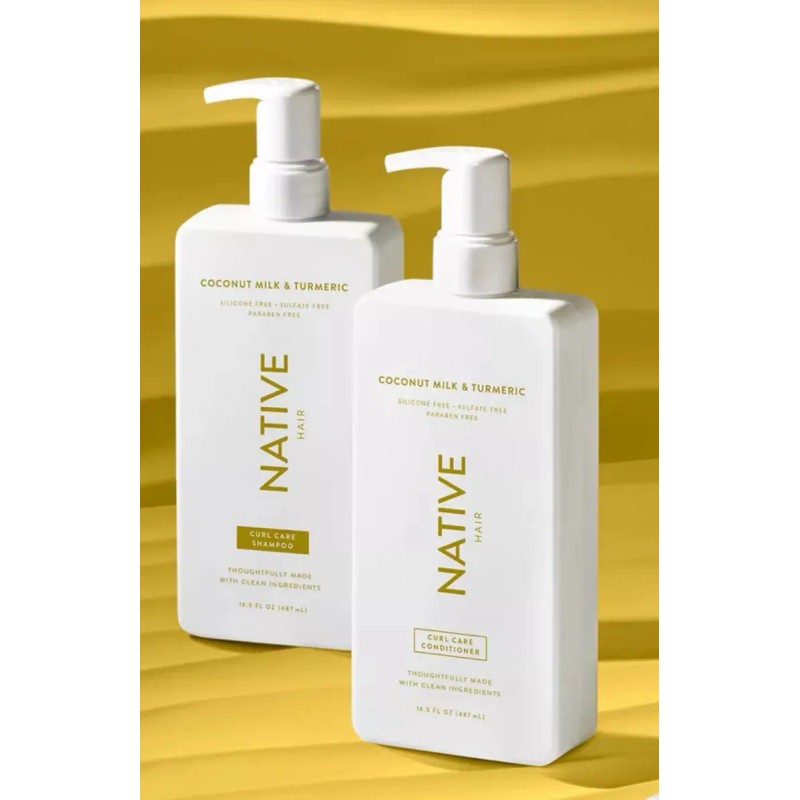 Acondicionador Curl Care Leche de Coco & Cúrcuma Native Sin