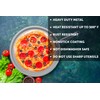DecorRack 13 Inch Alloy Steel Pizza Pan, Non-Stick Coating, Serving