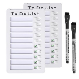 2pcs Magnetic Dry Erase Chore Charts for Kids Multiple Kids to Do List Checklist Board for ADHD, Daily Routine, Morning Routine (to Do List)