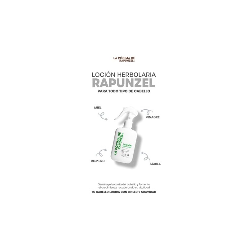 Pócima de Rapunzel KIT SHAMPOO (Crecimiento, fortalecimiento y brillo)