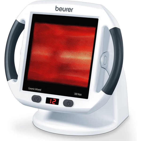 Beurer IL50 Infrared Heat Lamp Heated Red Light Therapy Lamp