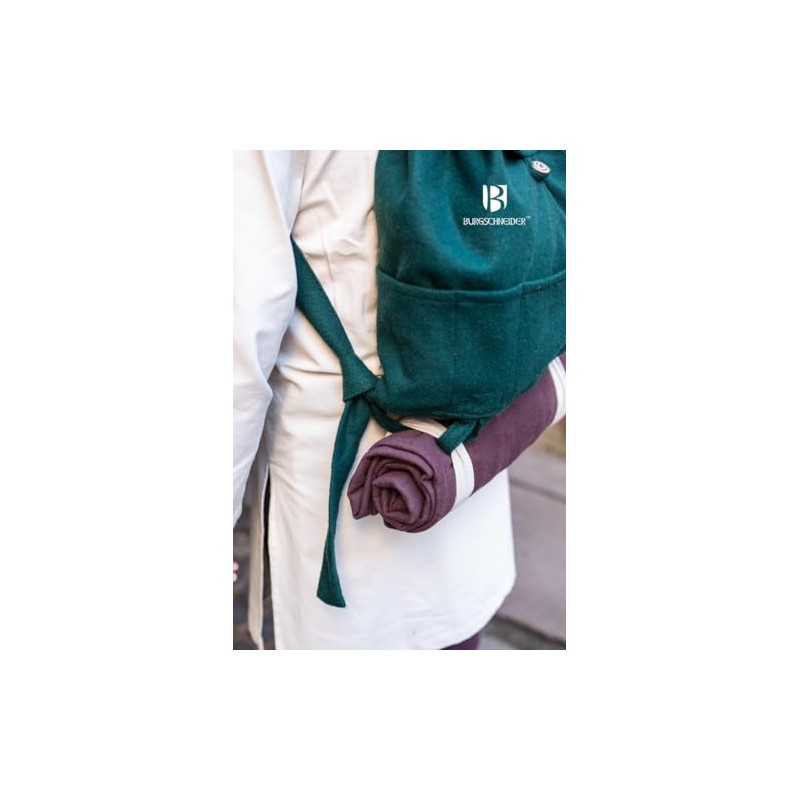 Burgschneider - Robin Backpack - Green (Standard, Unisex, Wool) Medieval