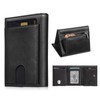 DOMIPHIE Men's Wallet, Trifold Black, Modern