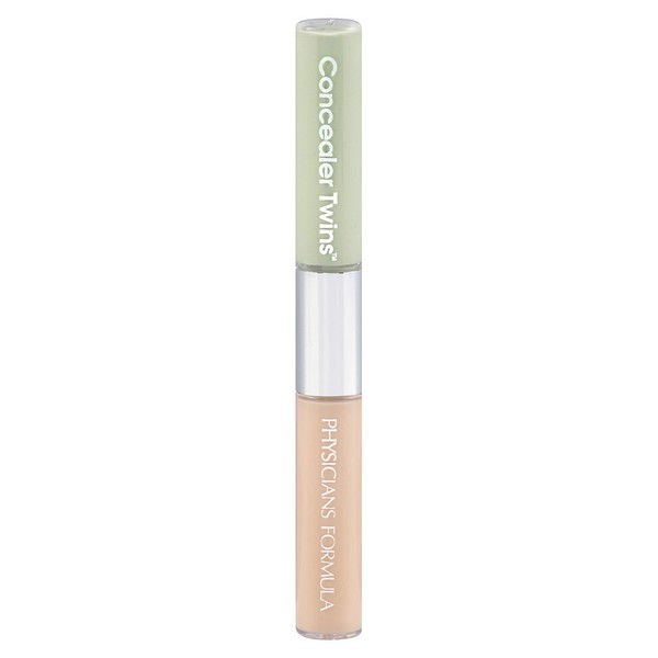 Physicians Formula Concealer Twins Cream Concealers, Green/Light, 0.24 Ounce