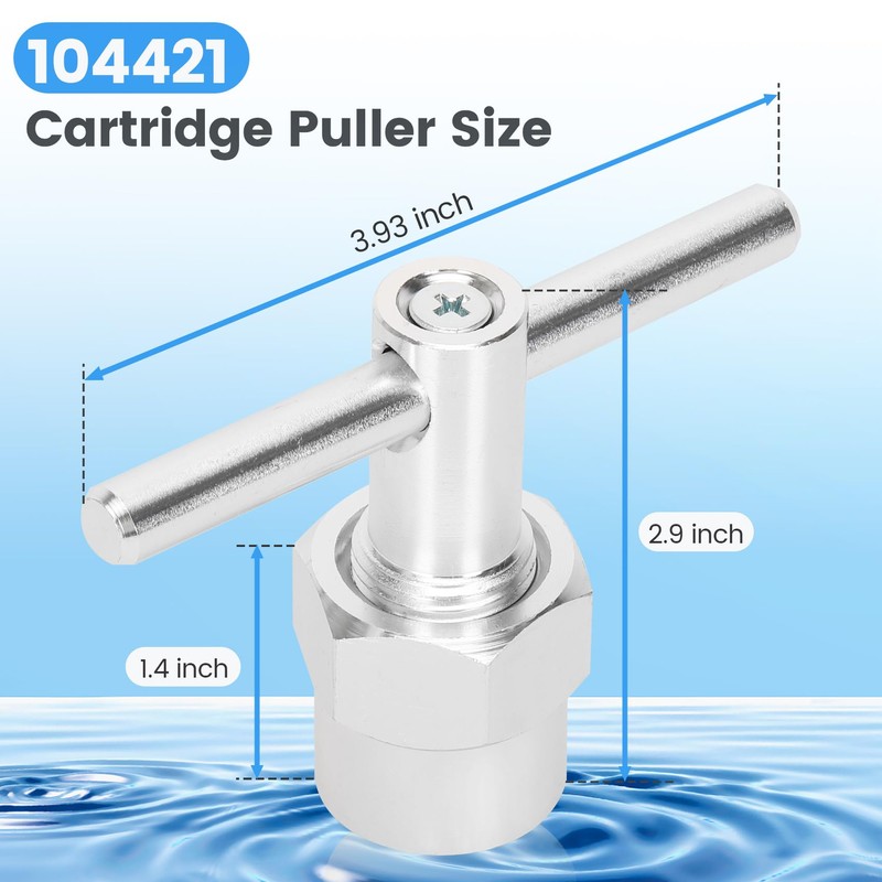 1222 Replacement Cartridge Kit with Removal Tool 104421 for Moen