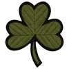 Tactical Irish Clover Patch Embroidered Applique Lucky Shamrock Iron On