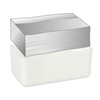 Relaxdays Tissue Box Cover with Bamboo Top, Baby Wipe Dispenser,