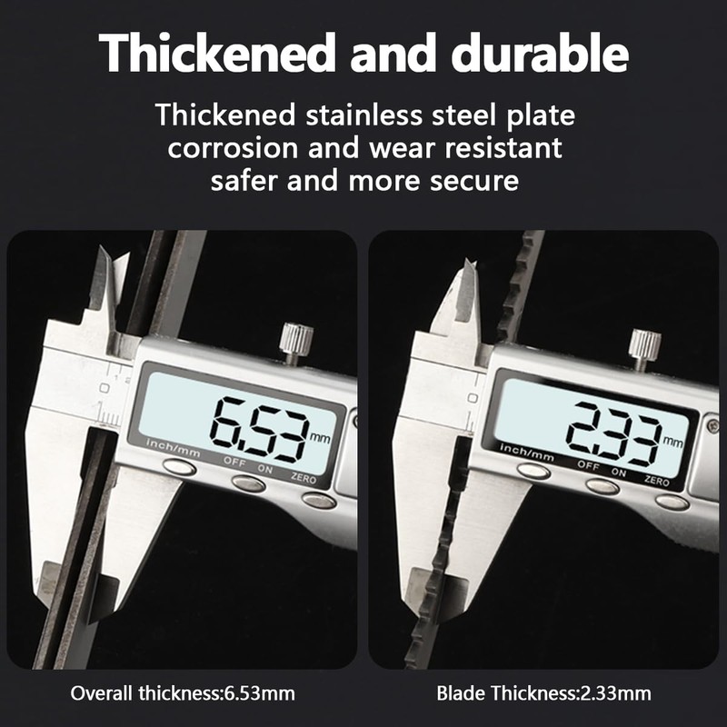 LNQ LUNIQI Aquatic Weed Cutter Stainless Steel Folding Weed Razor