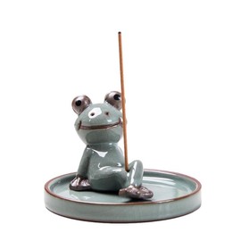 [Queen-b] Frog Incense Holder, Incense Holder, Frog, Incense, Incense Holder (B)
