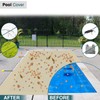ECOOPTS 16' x 24' Pool Cover for Inground Pool, Rectangle