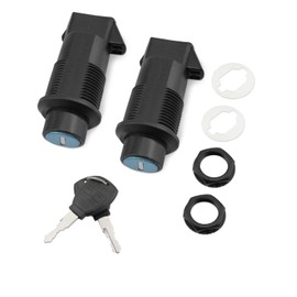 JUQAFY Universal RS Lock Set with 2 Keys for RS Motorcycle Hard Saddlebags, Fit for Honda/Yamaha/Kawasaki/Suzuki Harley etc.