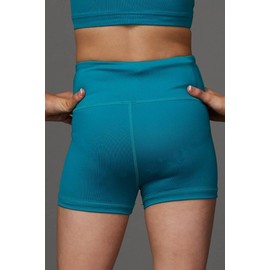 Rebel Athletic Men's Legendary Compression Short, Blue, Small