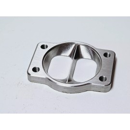 CFS Stainless T3 Divided to 3.0" inch Inlet Turbo Flange Transition HX27 HX30 HX35