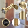Sumnacon Safety Door Viewer,Solid Brass 220-degree Door Viewer/Peephole with Heavy