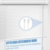 Angoily 8pcs Vertical Blind Wand Plastic Blind Opener Long Window