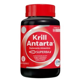 Aceite de Krill Antarta Suplemento Alimenticio - Caja con 60 caps.