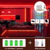OMIKA COB LED Strip Lights Battery Powered with Remote, 6.56FT