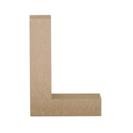Papier Mache Letter, 4", L