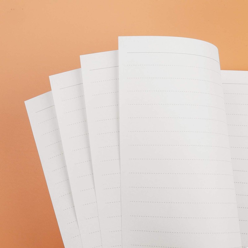 IBLUELOVER 2pcs A5 Spiral Bound Notebook Transparent Hardcover Lined/Blank Daily