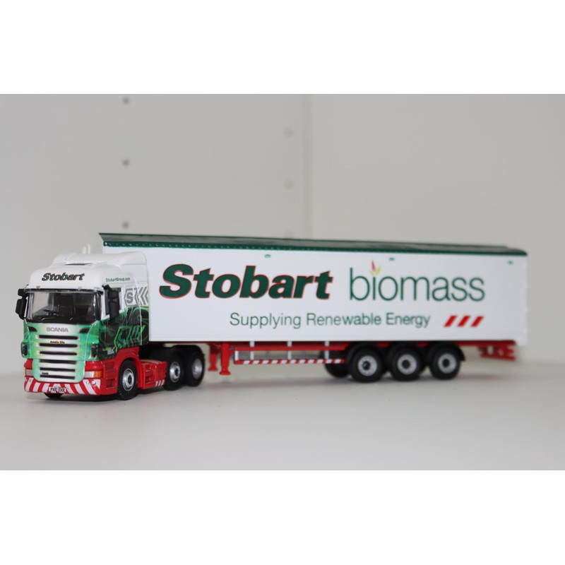 Eddie Stobart Biomass Scania R440 Walking Floor Trailer Scale Model