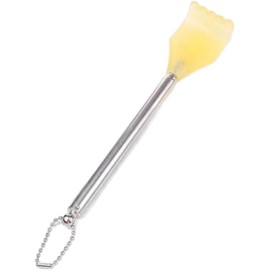 Calsgkspray Small Extendable Back Scratcher,Claw Shape Back Scraper Back Massage Stainless Steel Manual Back Massagers