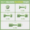 Lightweight Adjustable Dumbbell Kettlebell Set - 4 in 1 Free