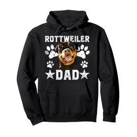 Rottweiler Dad Of A Rottie Dad Rottweiler Father Pullover Hoodie