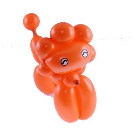 Suzuki Latex Pencil Balloons, 100 Solid Colors, White