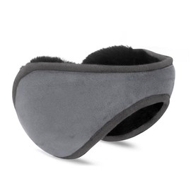 Voarge Ear Warmers for Men & Women Classic,Unisex Winter Warm Ear Muffs,Thick Windproof Ear Warmers, Outdoor Running Ear Warmer Plush Ear Covers for Winter (Gray)