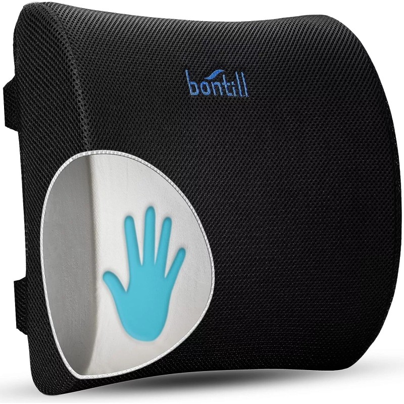Lumbar Apoyo Volver Almohada Cojin Para Coche Oficina Silla Memoria