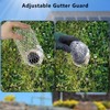 8 PCS Gutter Downspout Guard, Expandable Gutter Screen Aluminium Downspout