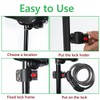 Bike Lock, 4 Feet Bicycle Locks Cable, Heavy Duty Anti