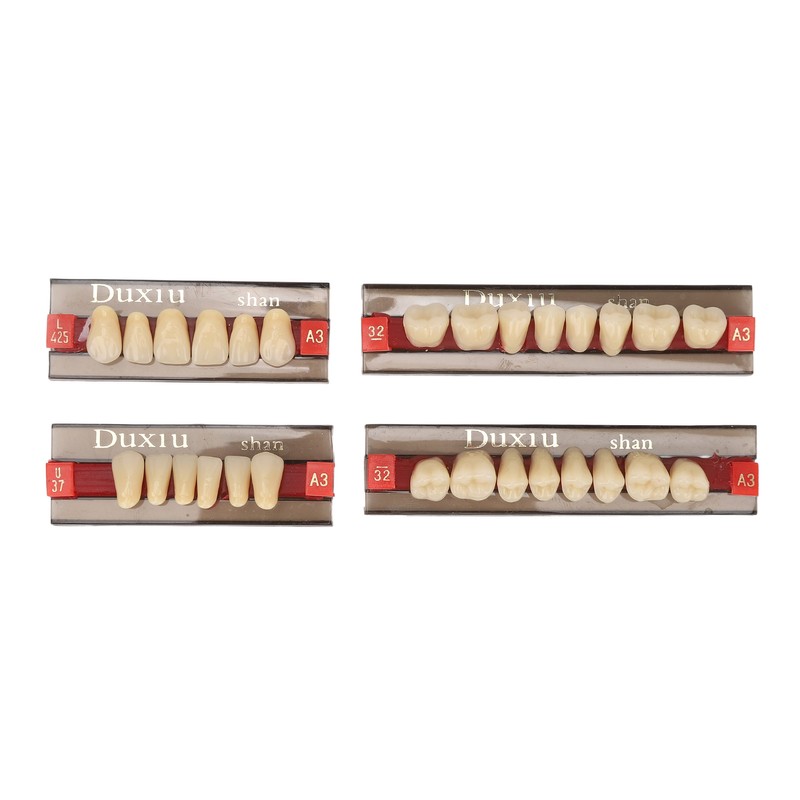Dental Synthetic Resin Denture Tooth Professional Men Women Shade A3