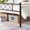 Yaheetech Full Metal Platform Bed Frame Mattress Foundation with Headboard