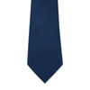 Aurya Boys'Solid Color Zipper Tie 19 inch Polyester Satin Zipper