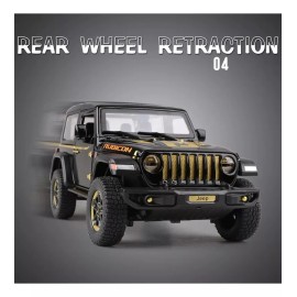 Jeep Rubicon A Escala Con Luces 1:32 Edición 1941 Wrangler